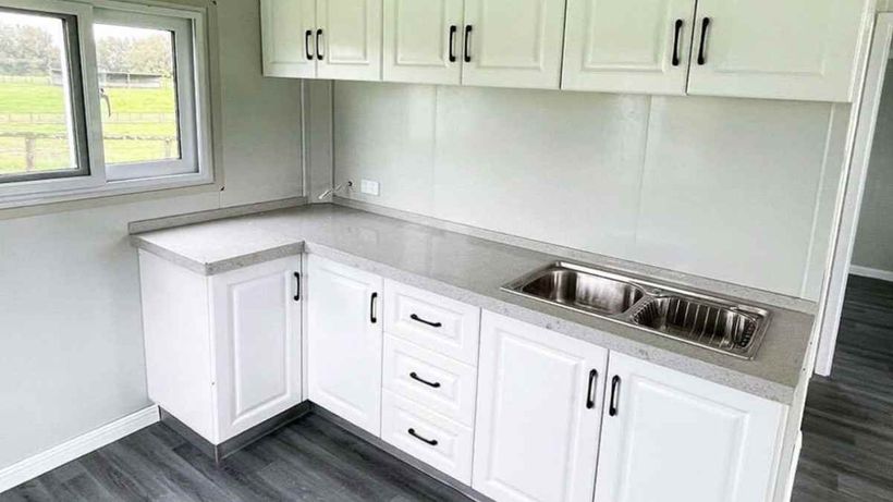 cocina de la casa prefabricada a la venta en amazon