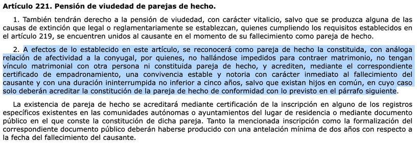 Artículo 221.2 de la Ley General de la Seguridad Social
