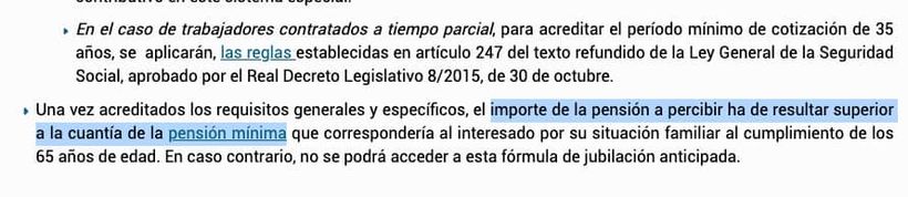 Requisitos para jubilarse a los 63 años