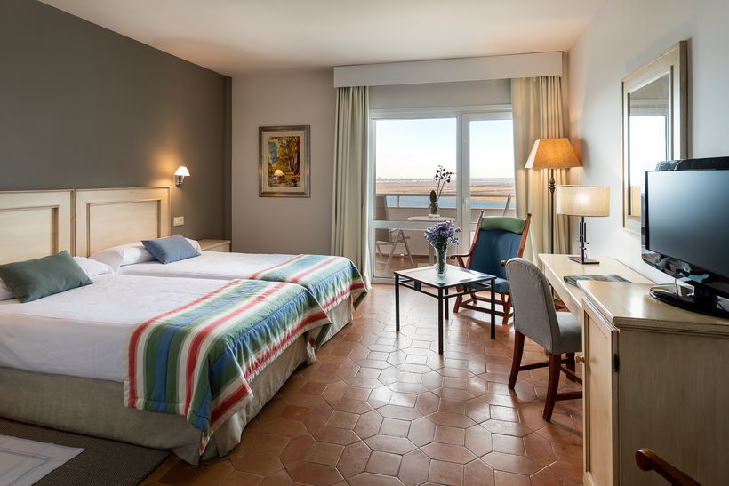 habitación del Parador de Ayamonte