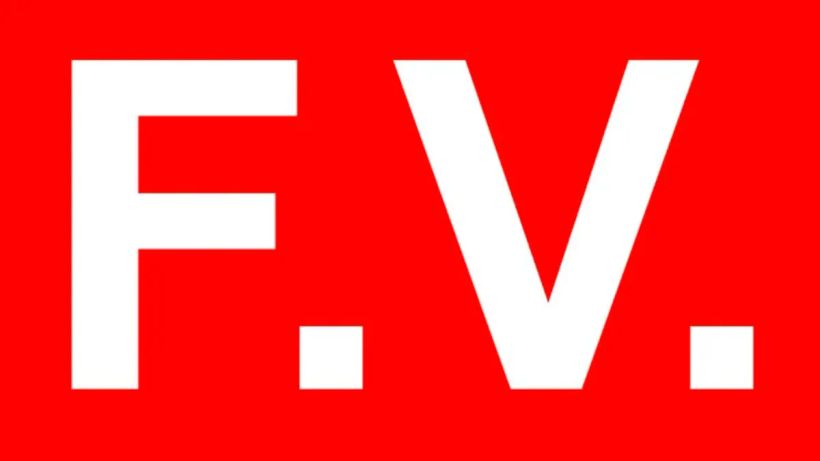 señal F.V roja