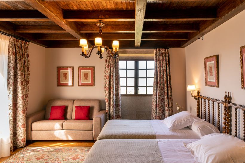 habitación del Parador de Verín