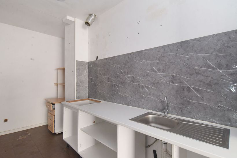 Cocina de la casa adosada en venta