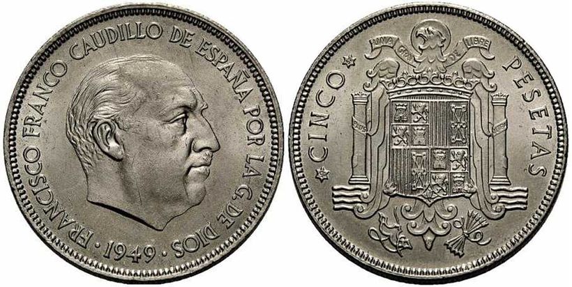 moneda de 5 pesetas