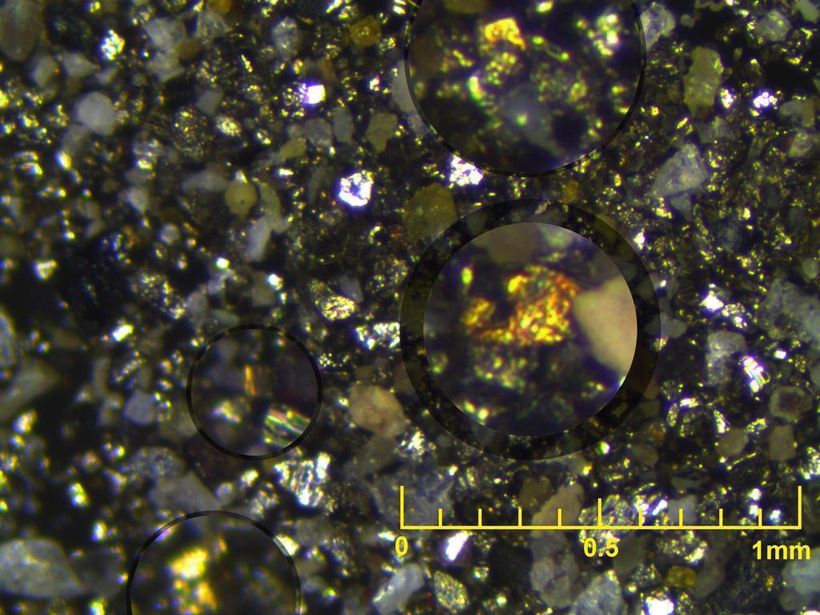 extractos del mineral oro