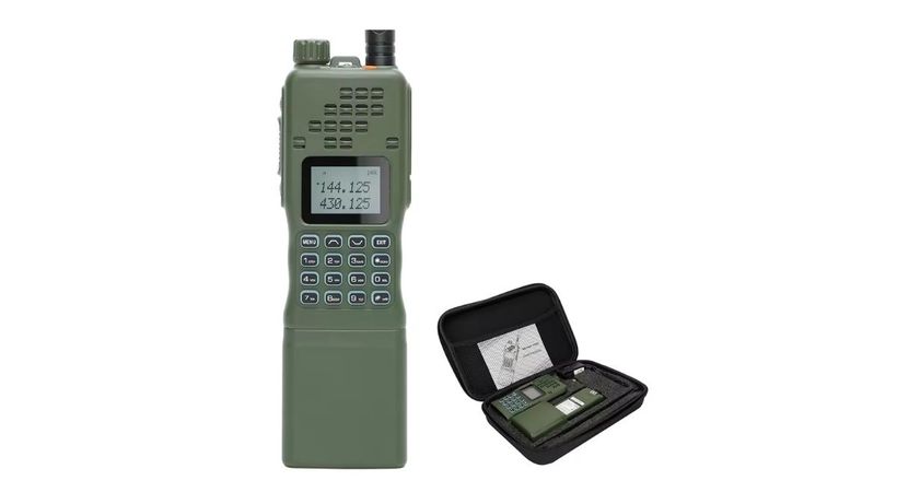walkie talkie de color verde