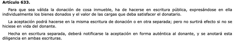 Artículo 633 del Código Civil