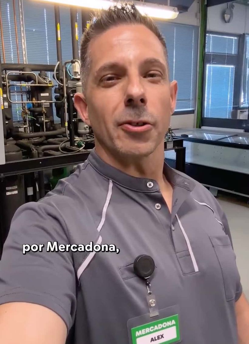 Alex empleado de Mercadona