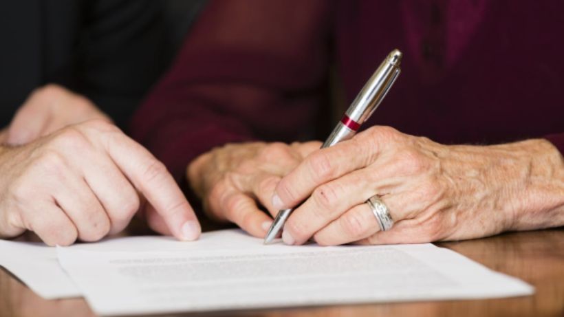 Firma de una herencia