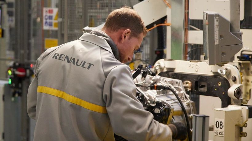 Trabajador fábrica Renault