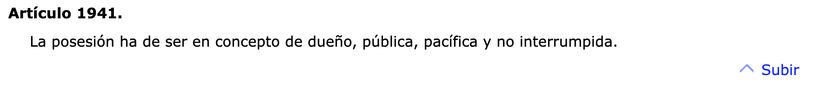 Artículo 1941 del Código Civil