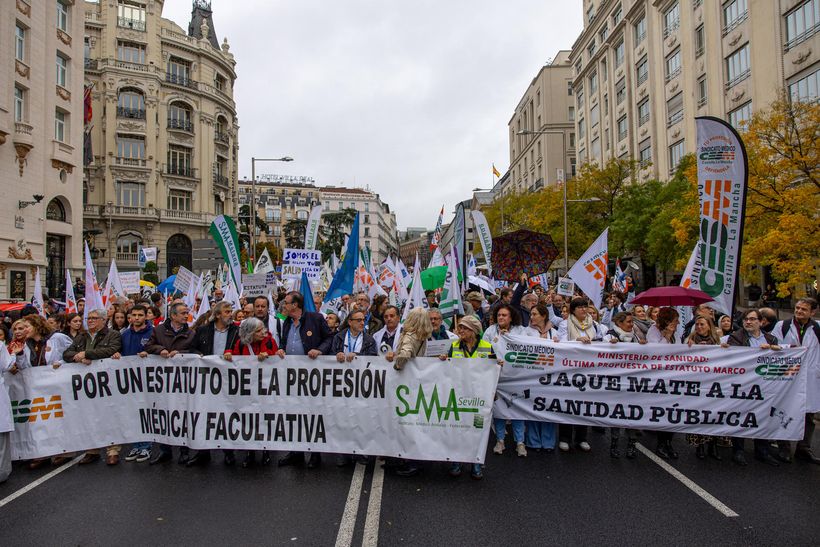 protestas medicos madrid estatuto marco
