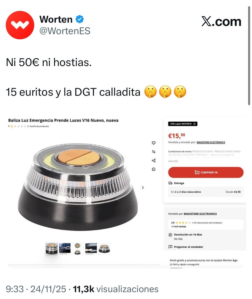 baliza worten