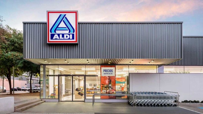 Entrada de un Aldi