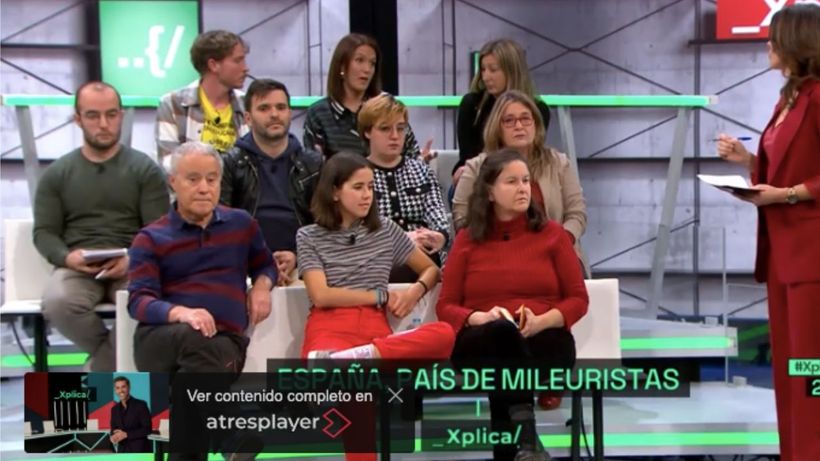 Lorena, relatando su experiencia.