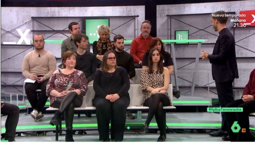Paqui, durante su intervención. 'La SextaXplica'.