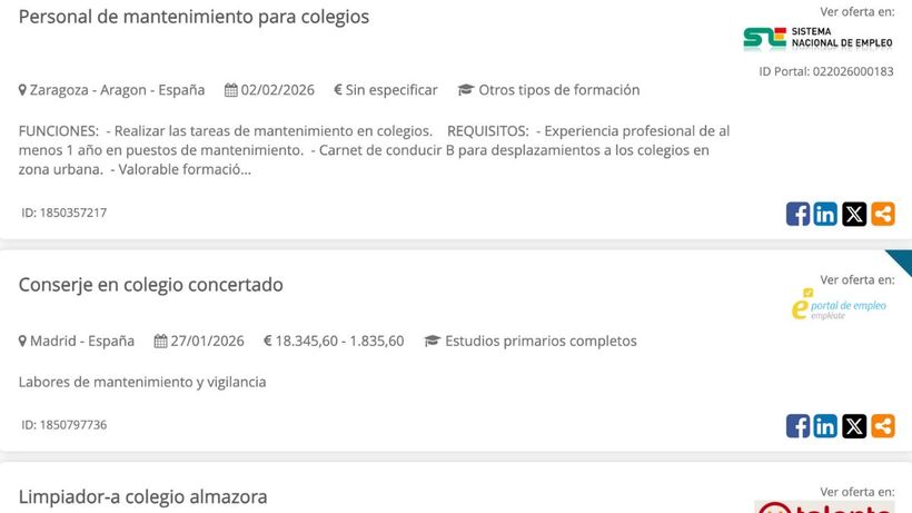 ofertas empleo sepe