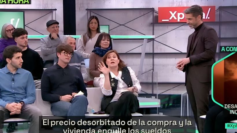 Teresa, explicando su postura.'La Sexta Xplica'.