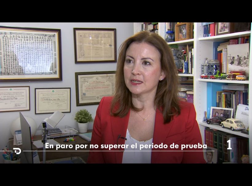 La experta, durante la entrevista- 'Telediario'.