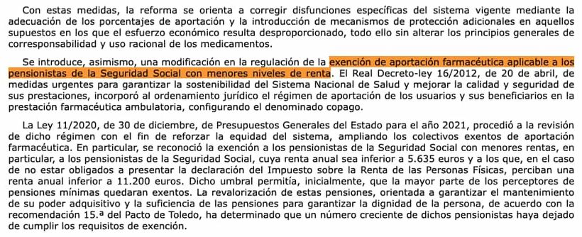 Captura de pantalla del Real Decreto 11/2026