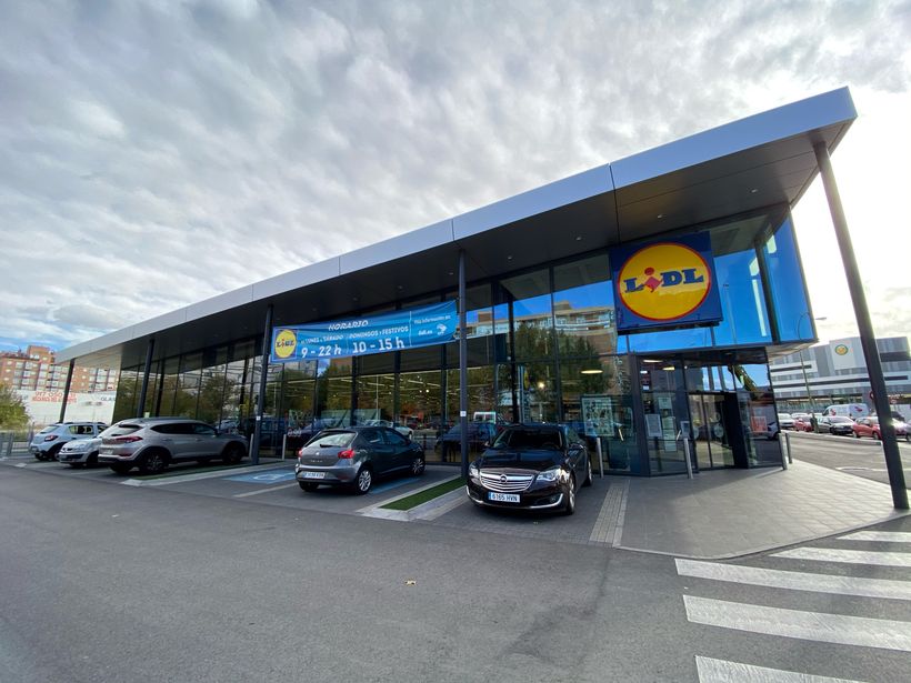 entrada de supermercado lidl