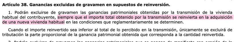 Artículo 38.1 de la Ley del IRPF | BOE