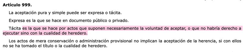 Artículo 999 Código Civil | BOE