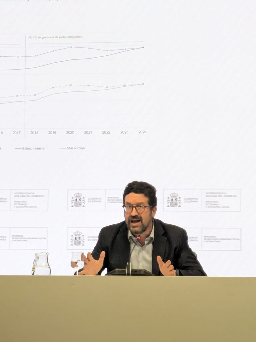 Joaquín Pérez, secretario de Trabajo. Imagen propia (NoticiasTrabajo).