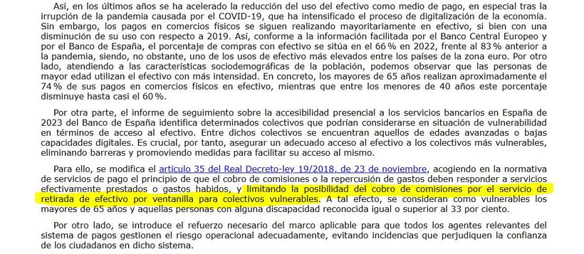 captura del Real Decreto-ley 8/2023