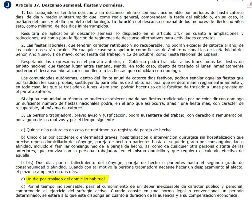 art 37.3 c estatuto trabajadores