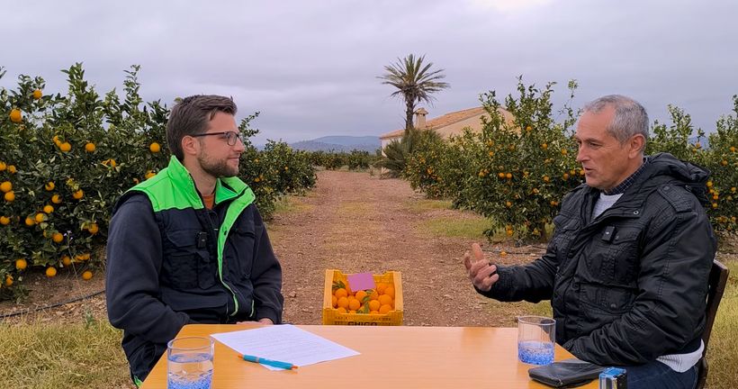 Juan Manuel y el entrevistador- 'Cultiva y Emprende'.