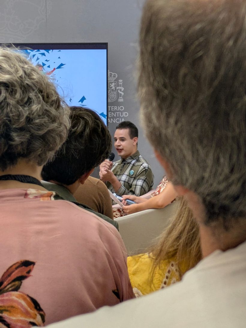 Jairo explicando su situación- PROPIA.