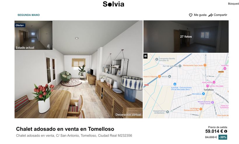 Anuncio de la vivienda en venta de BBVA