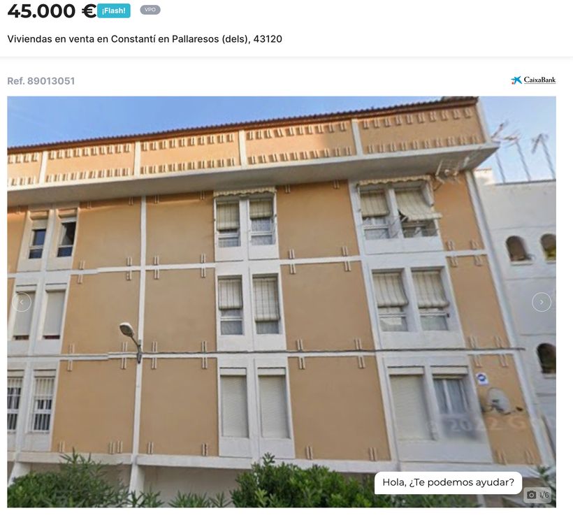 Anuncio de la vivienda en venta de CaixaBank