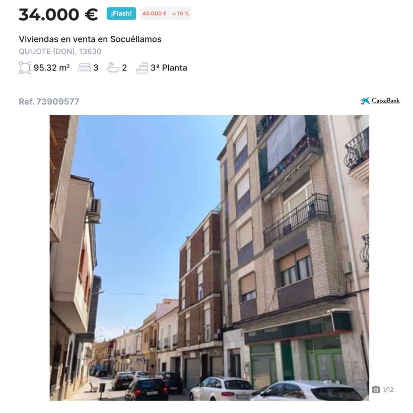 Anuncio de la vivienda en venta de CaixaBank