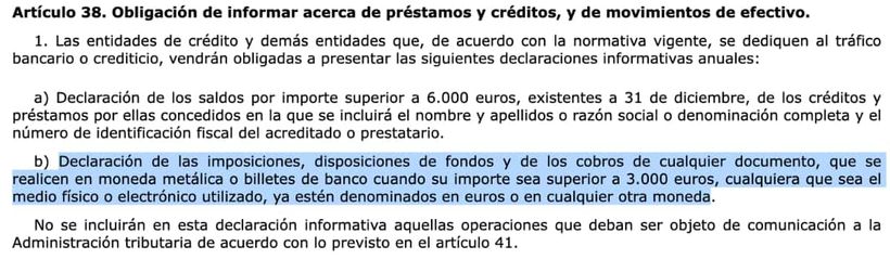 Artículo 38 b del Real Decreto 1065/2007