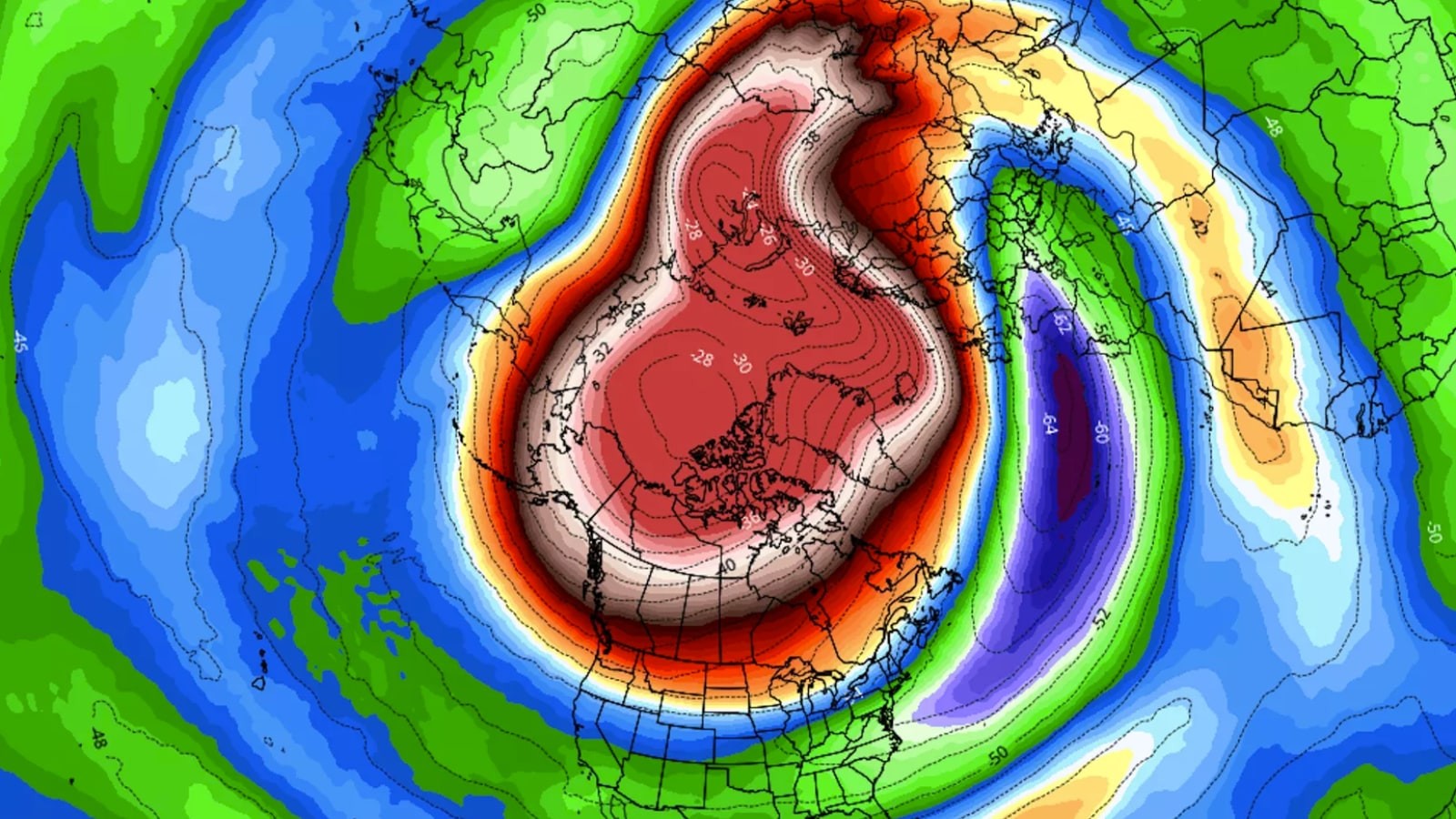 La AEMET avisa sobre la ruptura del vórtice polar y las consecuencias sobre España