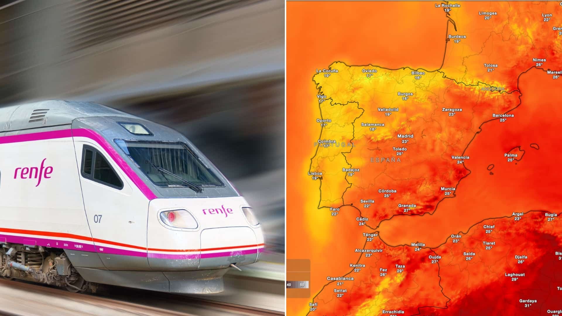 Renfe activa un plan de emergencia antes la ola de calor anunciada por la AEMET