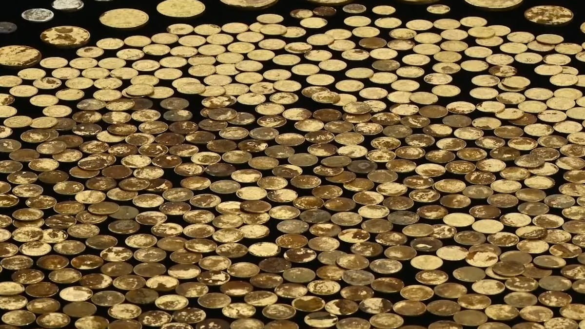 Un hombre encuentra trabajando 700 monedas de oro valoradas en 2 millones de euros