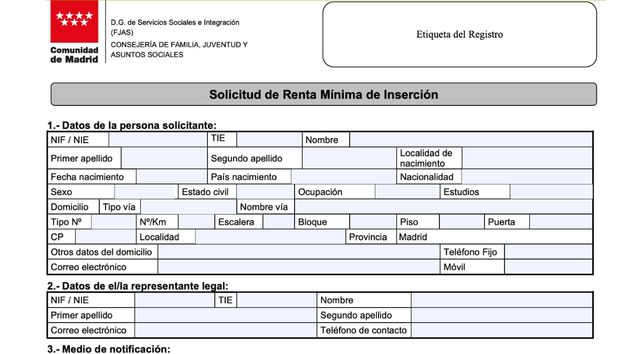 Renta Mínima de Inserción de la Comunidad de Madrid: requisitos y cómo solicitar la ayuda de hasta 1.134 euros