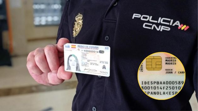 Qué son estos números que aparecen en la parte trasera del DNI