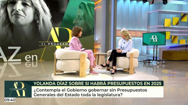 Yolanda Díaz se sienta con Ana Rosa Quintana: “la reducción de la jornada laboral saldrá adelante”