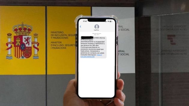 La Seguridad Social avisa del SMS que están recibiendo los que tienen una baja médica por incapacidad temporal