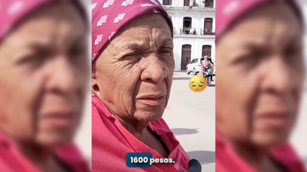 Le preguntan a una jubilada en Cuba lo que cobra de pensión y así reacciona