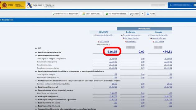 A pagar o a devolver: ¿qué significa el resultado negativo en la declaración de la renta?