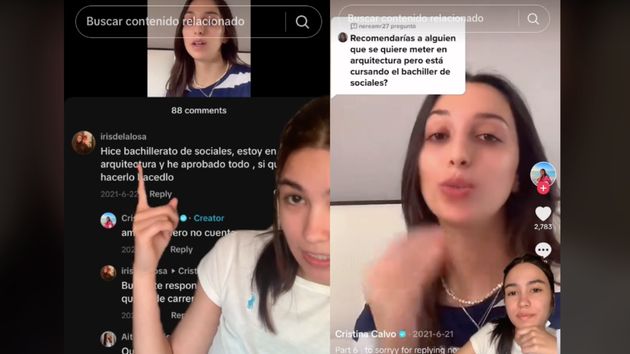 El zasca de una joven a un comentario de TikTok tras graduarse en arquitectura