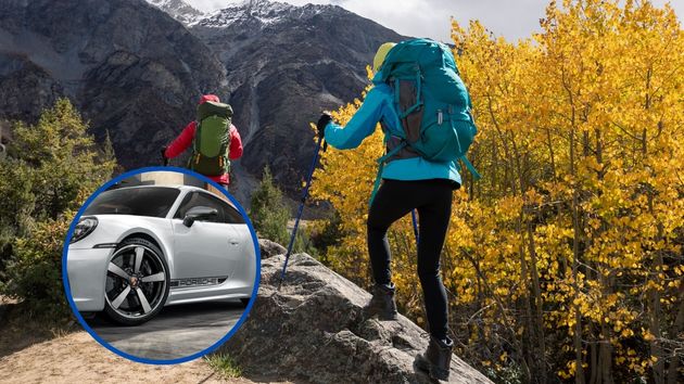 Un anciano de 84 años pierde su Porsche en medio de la montaña: el GPS le había llevado por la ruta equivocada y estaba desorientado