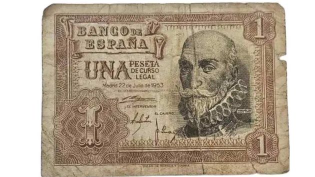 Si tienes este billete de 1 peseta en casa tienes 25.000 euros: así es el billete que pasó por el bolsillo de millones de españoles