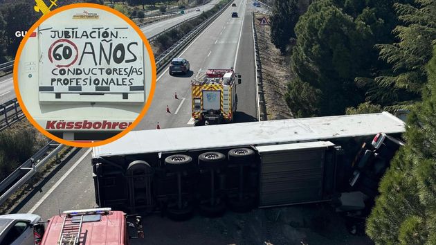 Los transportistas piden la jubilación anticipada a los 55 años y con el 100% de la pensión