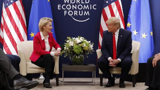 Von der Leyen y Trump se reúnen este domingo con vistas a alcanzar un acuerdo comercial tras “una buena llamada” 
